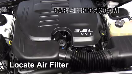 2013 Dodge Charger SE 3.6L V6 FlexFuel Filtro de aire (motor) Control